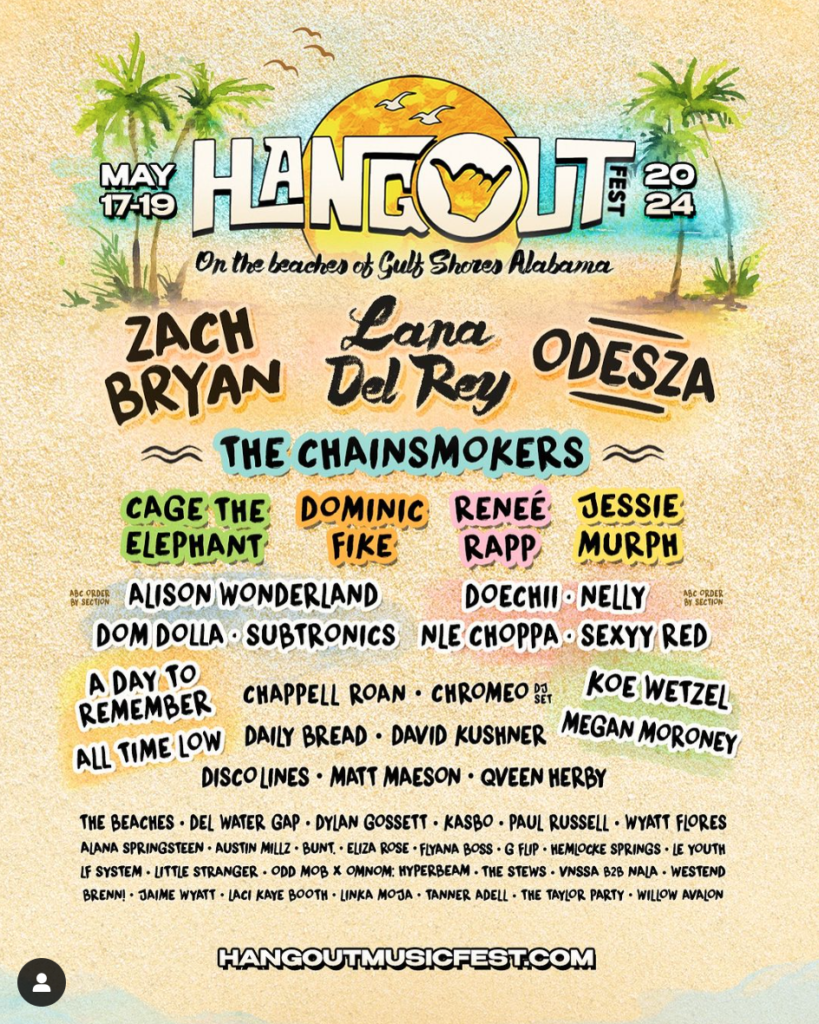 Hangout Fest Poster